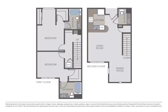 2 Beds • 2 Bath
3D Tour 322 floor plan